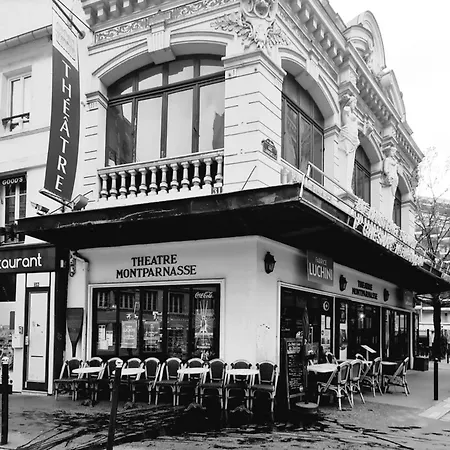 Urban Flat 172 - Pretty Flat Gaite Montparnasse Cinema דירה פריז